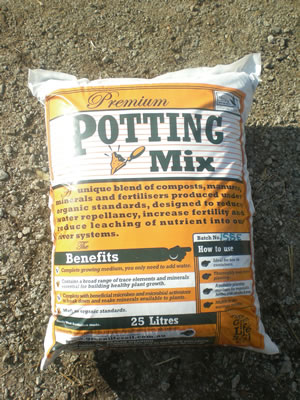 potting mix bag